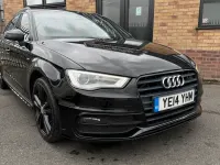 Used Audi A3 S-Line 2014 Black Hatchback