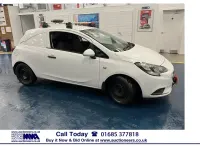 Used Vauxhall Corsa 75 HP (55 kW) 2018 White Van
