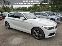 Used BMW 118 Sport Line 136 HP (100 kW) 2018 White Hatchback