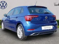 Used VW Polo Style 95 HP (69 kW) 2023 Blue Hatchback