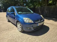 Used Ford Fiesta Zetec 2008 Blue Hatchback