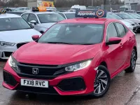 Używany Honda Civic SE 129 KM (94 kW) 2018 Czerwony Hatchback
