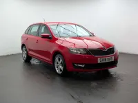 Usado Skoda Rapid SE 2019 Rojo Utilitario