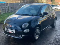 Usado Fiat 500 Lounge 69 HP (50 kW) 2017 Preto Citadino