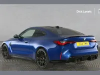 Begagnad BMW M4 Competition Edition 503 HK (369 kW) 2022 Blå Sportkupé