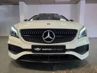 Used Mercedes CLA220 AMG line 177 HP (130 kW) 2017 White Coupe
