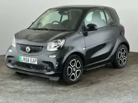 Used Smart ForTwo Electric Drive Premium 60 kW (82 HP) 2018 Black Coupe