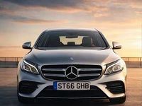 Used Mercedes E220 AMG line 194 HP (142 kW) 2016 Silver Sedan