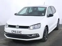 Used VW Polo Design 90 HP (66 kW) 2015 White Hatchback
