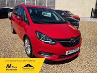 Used Vauxhall Zafira SRi 140 HP (102 kW) 2017 Red MPV