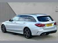 Used Mercedes C300e AMG line 301 HP (221 kW) 2021 Silver Estate