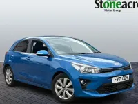 Used Kia Rio 120 HP (88 kW) 2022 Blue Hatchback
