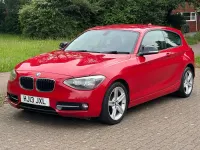 Used BMW 114 Sport Line 2013 Red Hatchback
