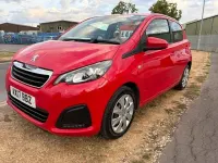 Used Peugeot 108 Active 68 HP (50 kW) 2017 Red Hatchback