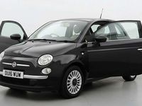 Usado Fiat 500 Lounge 69 HP (50 kW) 2011 Preto Citadino