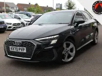 Used Audi A3 Sportback S-Line 2020 Black Hatchback