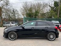 Used Mercedes A180 AMG 109 HP (80 kW) 2014 Black Hatchback