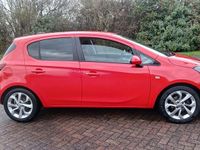 Used Vauxhall Corsa Sport 75 HP (55 kW) 2017 Red Hatchback