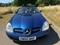 Used Mercedes SLK350 272 HP (200 kW) 2005 Blue Cabriolet
