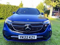 Used Mercedes EQC400 AMG Line Premium Plus 300 kW (408 HP) 2022 Blue SUV