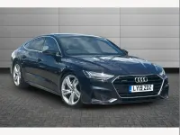 Used Audi A7 S-Line 286 HP (210 kW) 2019 Blue Hatchback