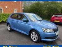 Used Skoda Fabia SE 110 HP (80 kW) 2017 Blue Hatchback