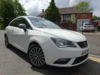 Begagnad Seat Ibiza CONNECT 90 HK (66 kW) 2016 Vit Halvkombi