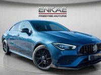 Used Mercedes CLA200 AMG line 163 HP (119 kW) 2022 Blue Coupe