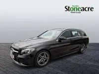 Used Mercedes C220 AMG Line Premium 191 HP (140 kW) 2019 Black Estate
