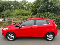 Used Ford Fiesta Zetec 98 HP (72 kW) 2017 Red Hatchback