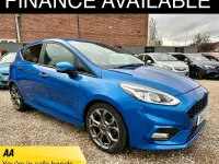 Begagnad Ford Fiesta ST-Line 125 HK (91 kW) 2019 Blå Halvkombi