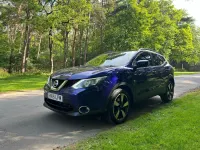 Usado Nissan Qashqai N-TEC 115 HP (84 kW) 2015 Azul SUV