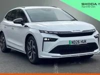 Used Skoda Enyaq iV SportLine 154 kW (210 HP) 2026 Moon white metallic SUV