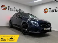 Used Mercedes GLA220 AMG line 177 HP (130 kW) 2016 Blue SUV