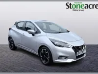 Używany Nissan Micra Acenta 92 KM (67 kW) 2022 Srebrny Hatchback