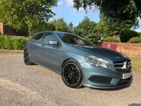 Used Mercedes A220 AMG 170 HP (125 kW) 2014 Blue Hatchback
