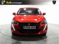 Used Peugeot e-208 Allure 98 kW (134 HP) 2020 Red Hatchback