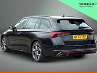 Used Skoda Octavia vRS 180 HP (132 kW) 2023 Black magic pearl effect Estate