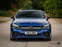 Used Mercedes C43 AMG Premium Plus 390 HP (286 kW) 2021 Blue Coupe