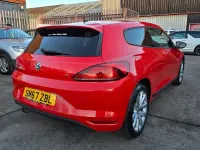 Used VW Scirocco 123 HP (90 kW) 2017 Red Coupe