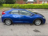 Used Honda Civic SE 2012 Blue Hatchback