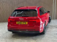 Used Audi A4 Black Edition 190 HP (139 kW) 2018 Red Estate