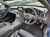 Used Mercedes C220 AMG line 2018 Blue Estate