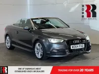 Begagnad Audi A3 Cabriolet S-Line 150 HK (110 kW) 2015 Grå Cab