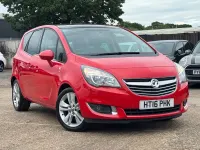 Used Vauxhall Meriva 120 HP (88 kW) 2016 Red MPV