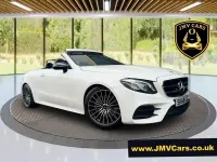 Used Mercedes E220 AMG Line Premium 194 HP (142 kW) 2018 White Cabriolet