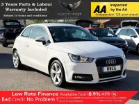 Used Audi A1 Sport 125 HP (91 kW) 2018 White Hatchback