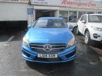 Used Mercedes A200 AMG 136 HP (100 kW) 2014 Blue Hatchback