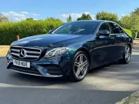 Used Mercedes E220 AMG line 194 HP (142 kW) 2018 Green Sedan