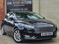 Used Ford Focus Titanium 125 HP (91 kW) 2016 Black Hatchback